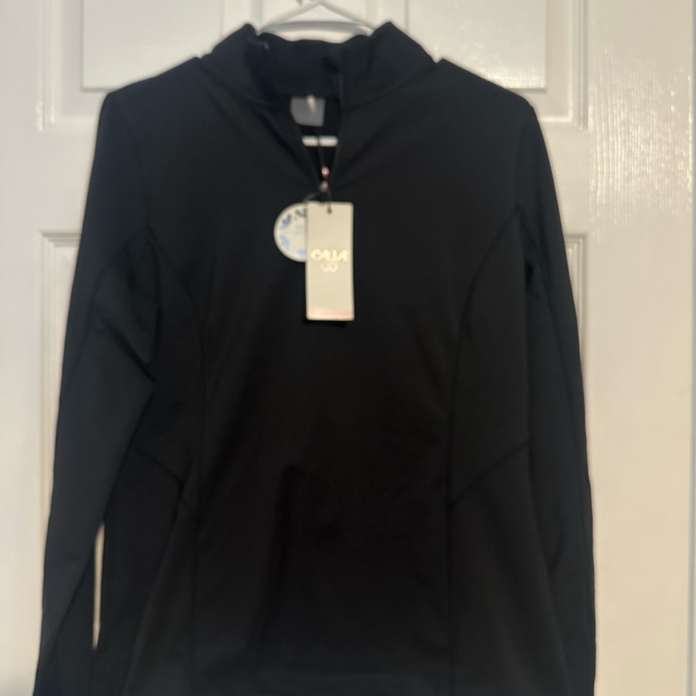 CALIA by Carrie Underwood Black Zip Up Sweater
